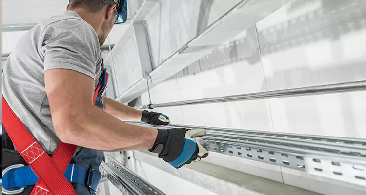 Glass Stair Railing Repair in Belmont, CA